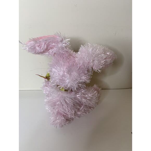 E & J Classics Pink Shaggy Luv Bunny Rabbit Plush 78-5170 Current - Picture 4 of 7